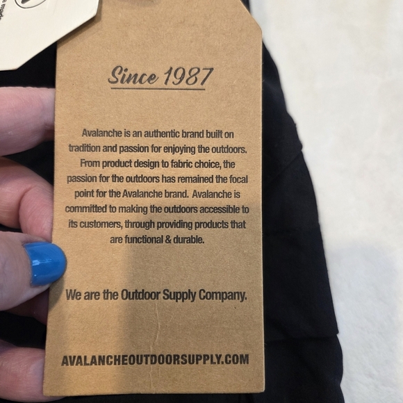 Avalanche Outdoor Supply Company Women's Black High Waisted Relaxed Fit Cargo XS - Picture 5 of 13